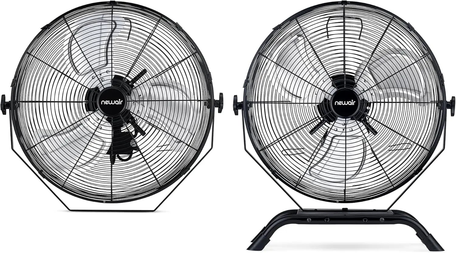 

20" High Velocity Outdoor Fan, Waterproof 2-in-1 Floor Stand or Wall Mount, Adjustable Tilt & 3 Speeds up to 4650 CFM for Garage, Patio, Gym
