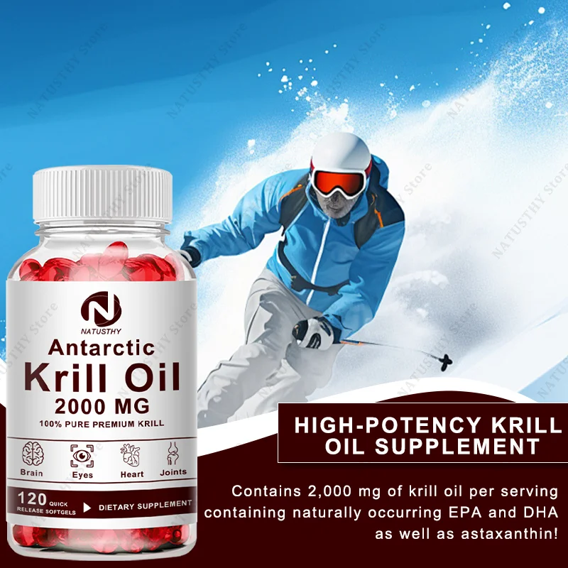 Antarctic Krill Oil 2000mg 120 - Krill Oil Supplement ulasan dan harga