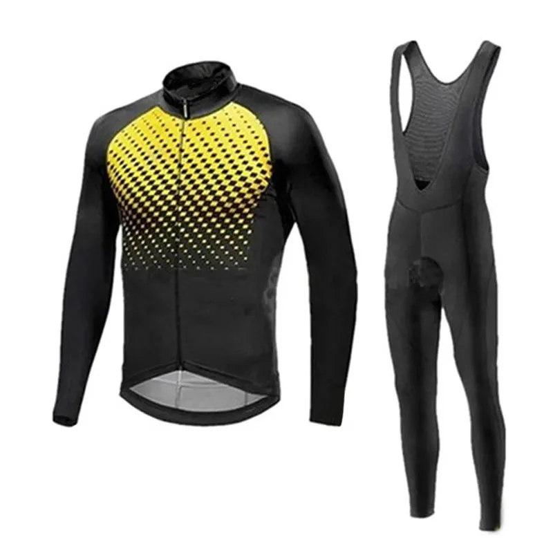 

2024 Autumn Riding Long Sleeves Men Cycling Bib Set Pro Cycling Jerseys Sets Bicycle Clothing Spring MBT Breathable Bike Clothes