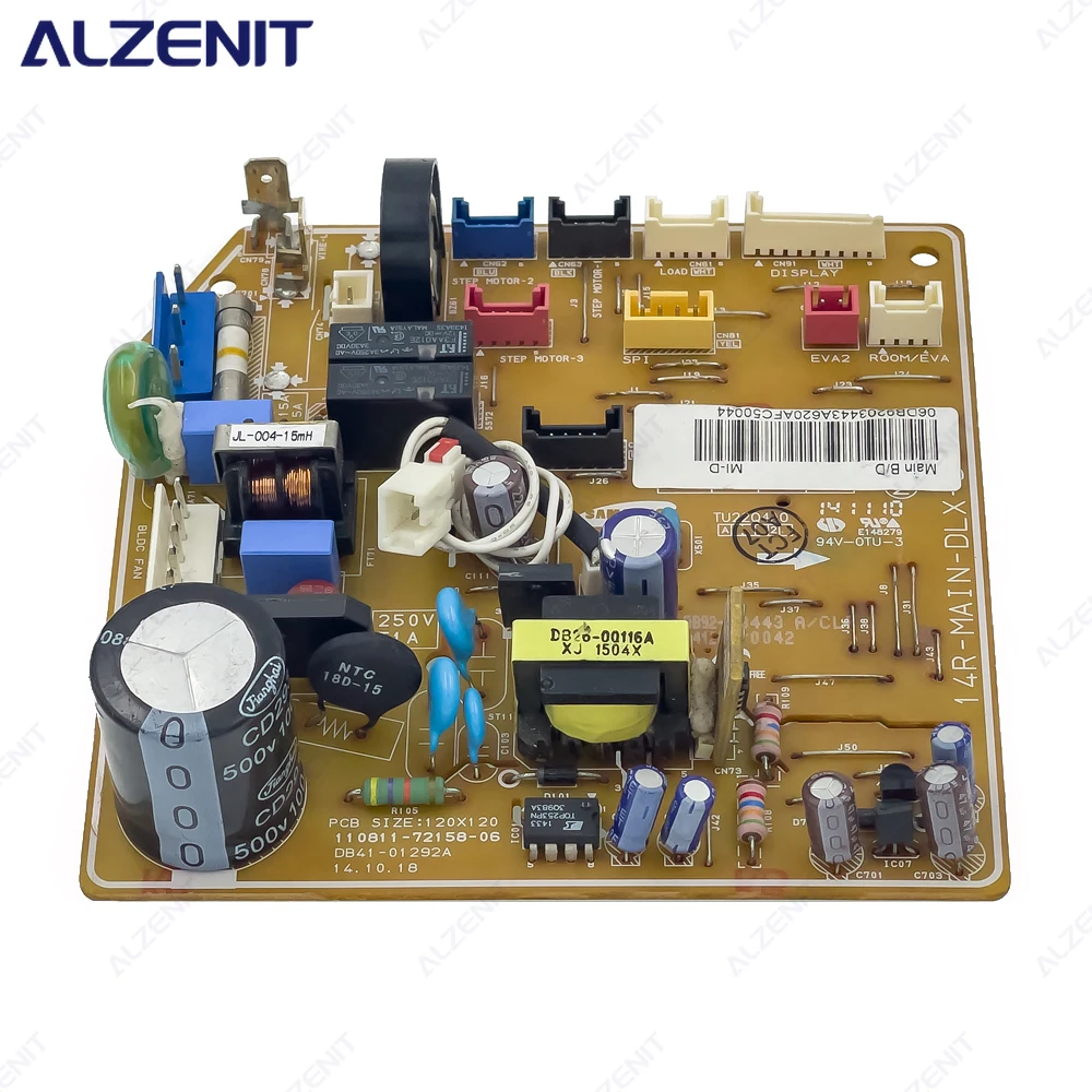 Used Control Board For Samsung Air Conditioner DB92-03443A/E/B/G/K/N/P/H Circuit PCB 14R-MAIN-DLX-3 Conditioning Parts