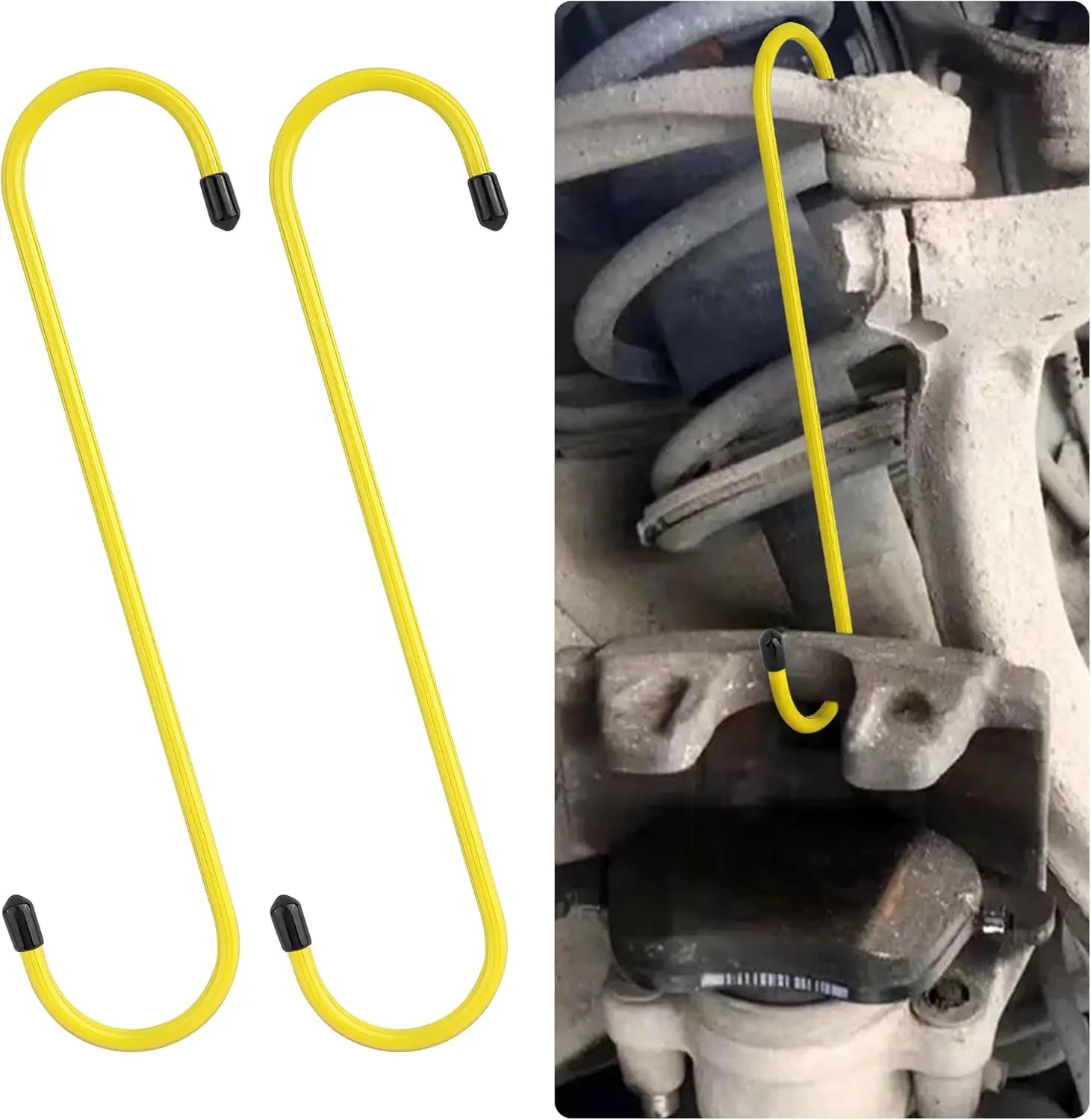 

Вешалки для тормозных суппортов, крючки для тормозных суппортов с резиновыми наконечниками Автомобильные тормозные инструменты для торможения, подшипников, осей и подвесок