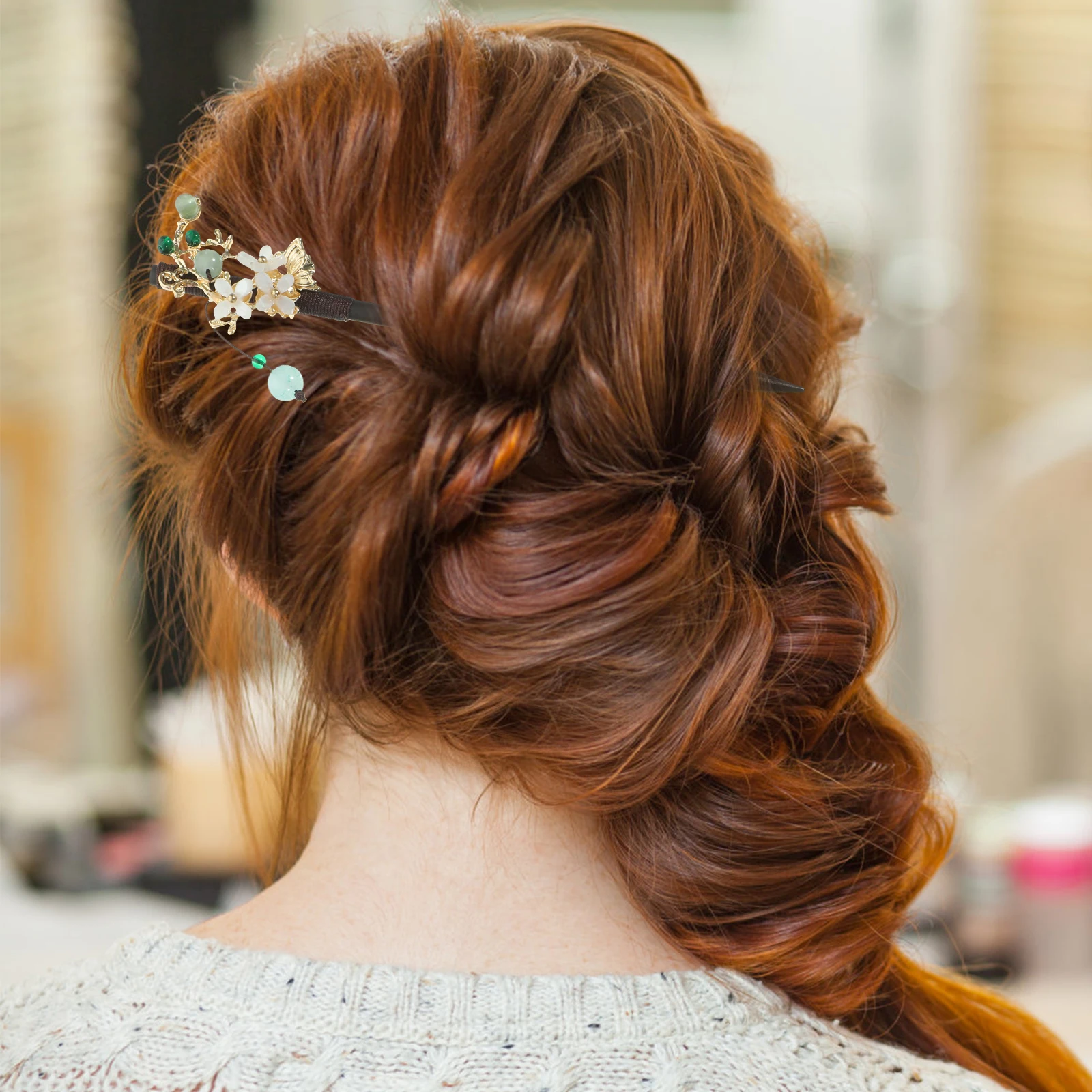 

Hair Stick Hairpin Accessories for Girls Chinese Style Decorate Miss Flower