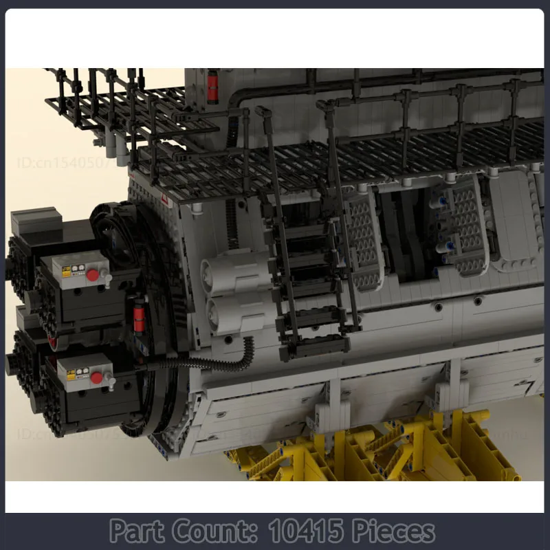 Moc Building Blocks 2-Stroke Marine Diesel Engine Technology Bricks Mindstorms Version Model Motor Machine Toys Puzzle Gifts