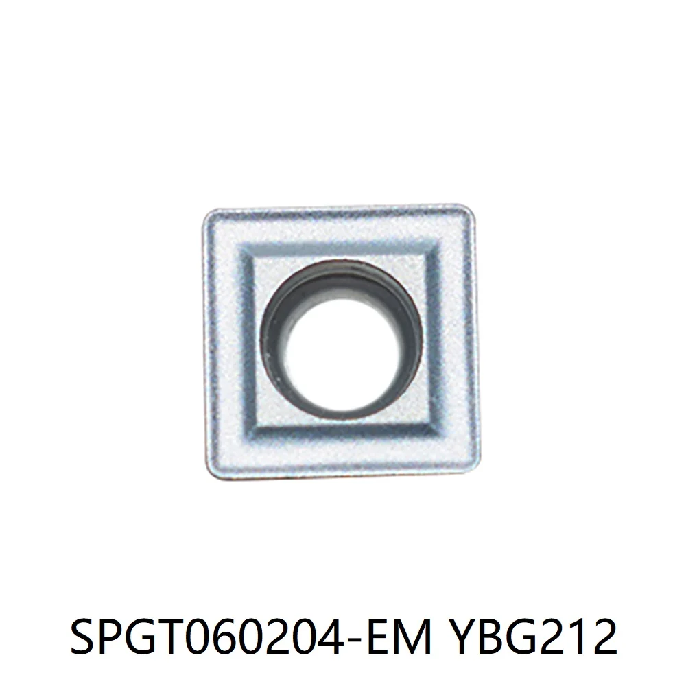 

SPGT 060204 EM ZCC 100% 10PCS/BOX Milling Tools Inserts Cutter For Steel、Stainless Steel YBG212 SPGT060204-EM YBG205