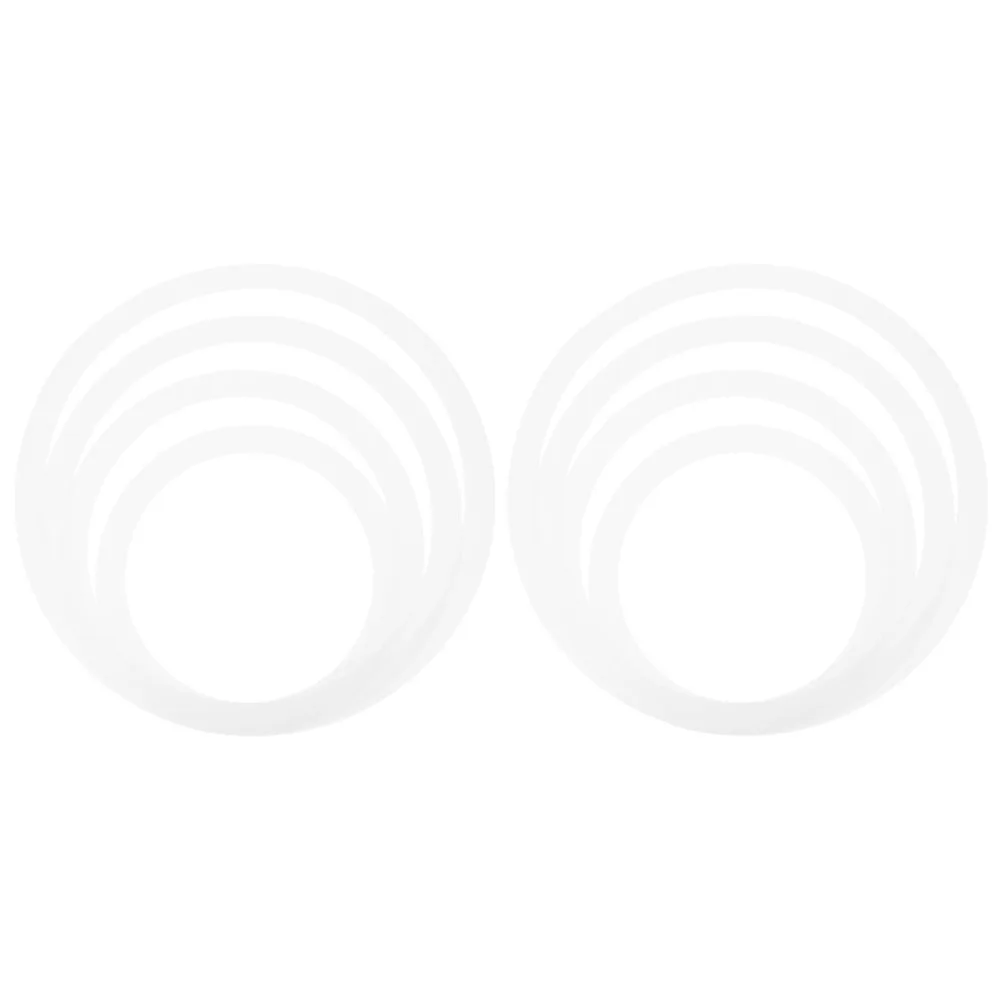 

2 set Mute Ring Kit Durable Pc Film Material Easy Install Silent Practice Tool For Snare Drum Beginners Home Use Drum