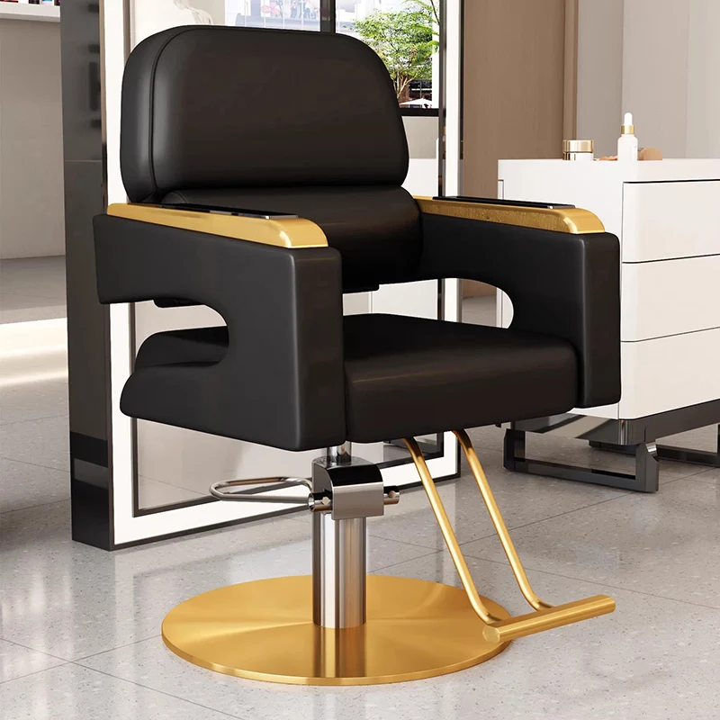 

Beauty Salon Hair Barber Chair Commercial Shampoo Hairdressing Barber Chair Tray Swivel Comfortable Hairdressing Salon Furniture