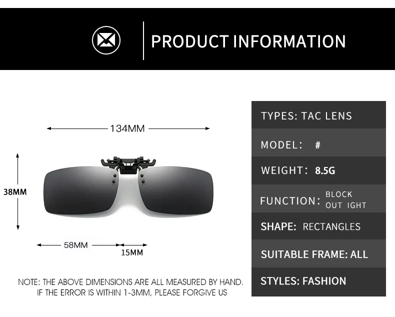 

Active Sports Polarized Sunglasses Men Women Glasses Sheet Really Film Clip Turn Cycling Glasses Clip