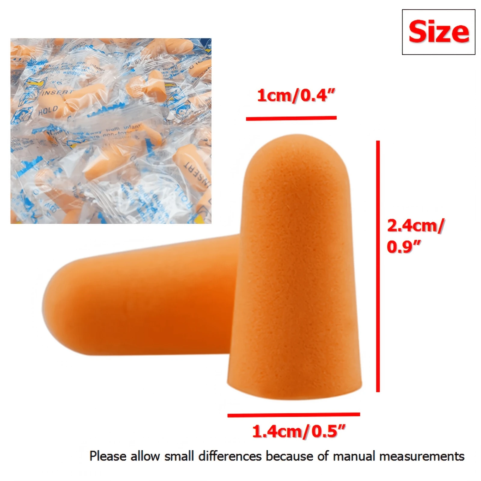 10 Pairs Anti Noise Earplugs Work Study Sleep Travel Aircraft Noise Reduction Soft Foam Earplugs Separately Packaged