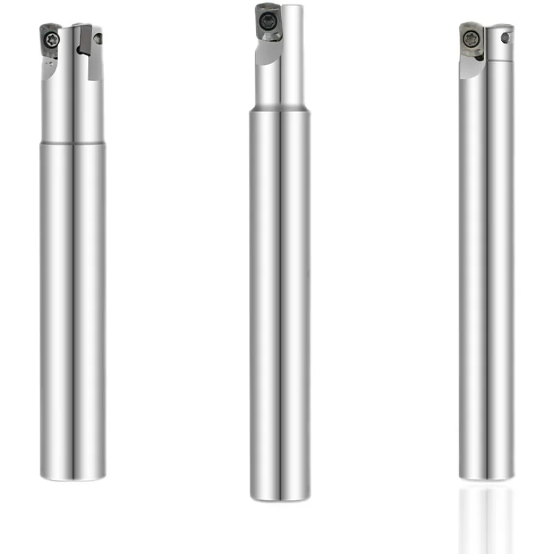 MFH01 fast feed milling cutter rod small diameter cutter rod replace tungsten steel milling cutter install LPGT010210 blade