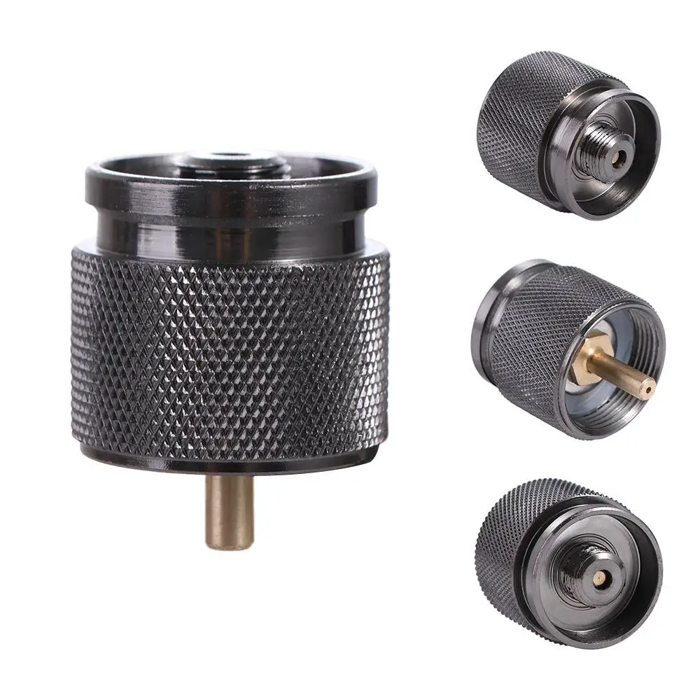 

Safety Propane Tank Adapter Resuable Durable Gas Cylinder Tank Coupler Aluminum Alloy Convenient Propane Bottle Adapter