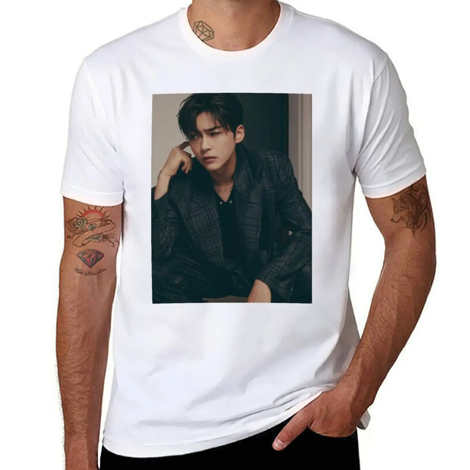 

Sung Hanbin (ZB1) Photoshoot T-Shirt funny t shirts dark humor funny t shirts man
