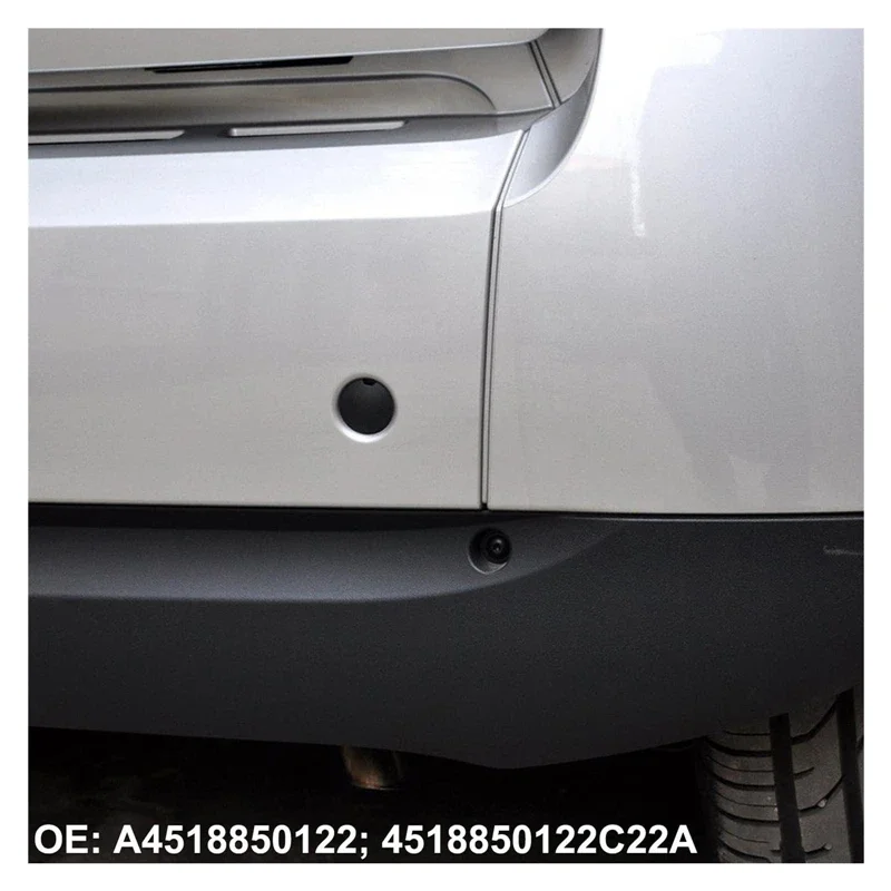 1PCS For Mercedes Benz Smart Fortwo W451 Front Bumper Tow Hook Eye Coupler Trailer Cover Cap Plug 2007-2015 C22A Car Accessories view 4