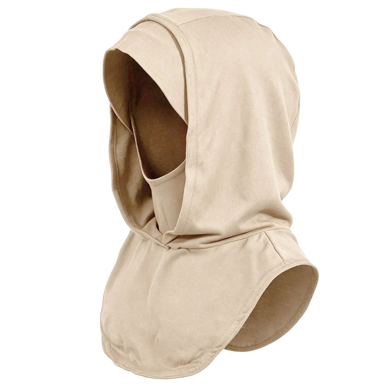 Unisex One-Piece Base Scarf Elastic Hat Elastic Wide-Brimmed Scarf Hoodie Pure Color Face Protection Sunscreen Scarf Hat