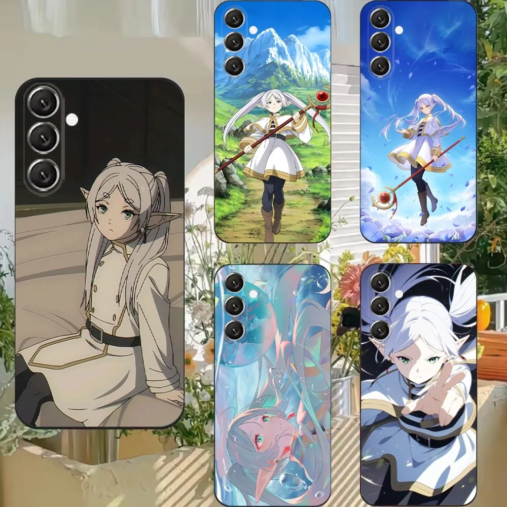 

Frieren S-Sousou No F-Frieren Phone Case For Samsung Galaxy A13,A21s,A22,A31,A32,A52,A53,A71,A80,Soft Black Shell