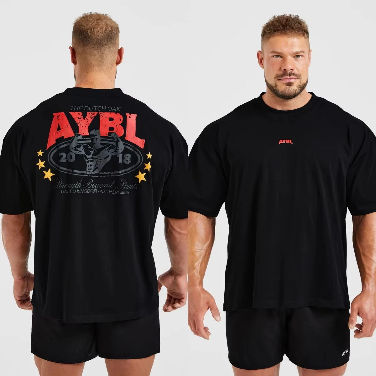 Y2k GYM Classic Logo Strength Fitness Marken-T-Shirt Baumwolle Grafik-T-Shirt für Männer und Frauen Sommer Streetwear – Detail 6
