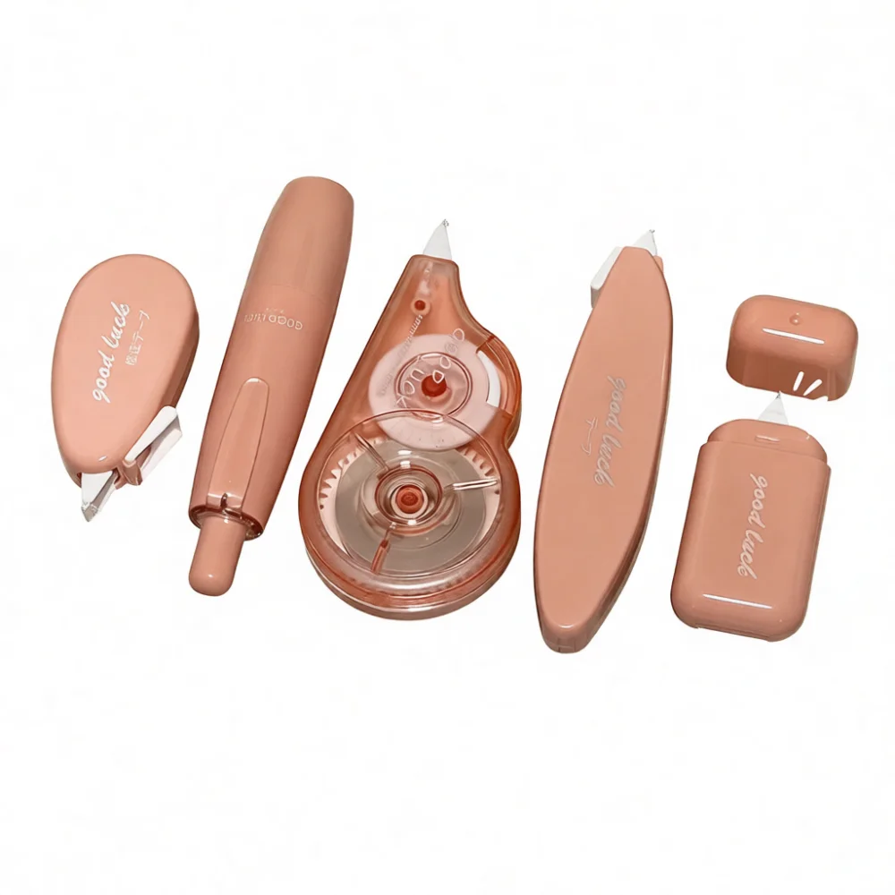 Aesthetic Correction Tape Creative Minimalist Design Smooth Correction Tool School Office Supplies Silent Writing Accessory Kit