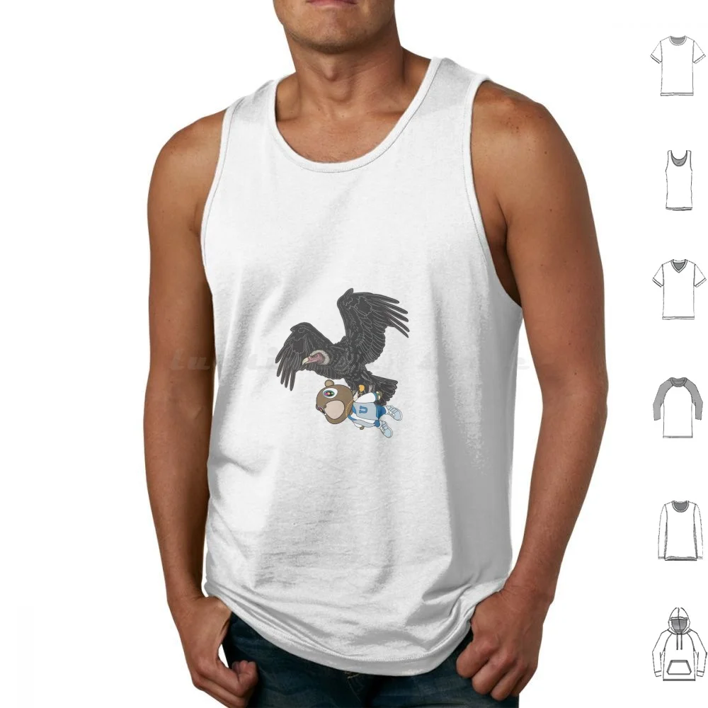 Kanye West Vultures Graduation Tank Tops Vest Sleeveless Kanye West New Album Vultures Graduation Ty Dolla Ye Kanye Vultures