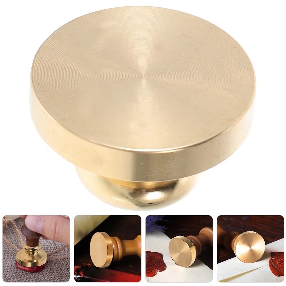 Wax Sealing Stamp Head Blank Stamp Brass Head Brass Seal Head Replacement wax seal stamp head