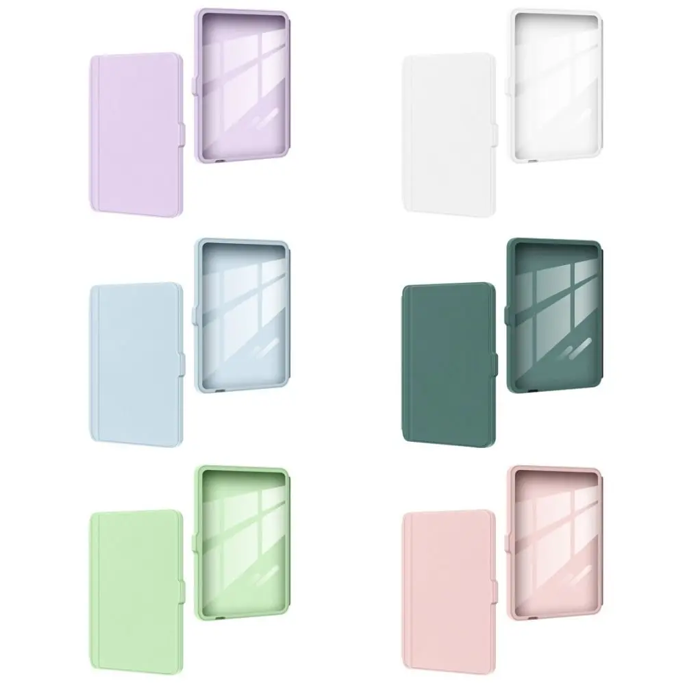 Auto Wake/Sleep Case Split Design Snap-on e-Reader Cover Transparent Smart Funda for KOBO Clara Color/2E/BW 6 inch