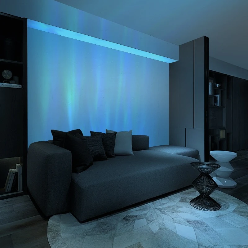 3D dynamic water pattern light LED water ripple wall washer light, decorative background wall atmosphere light