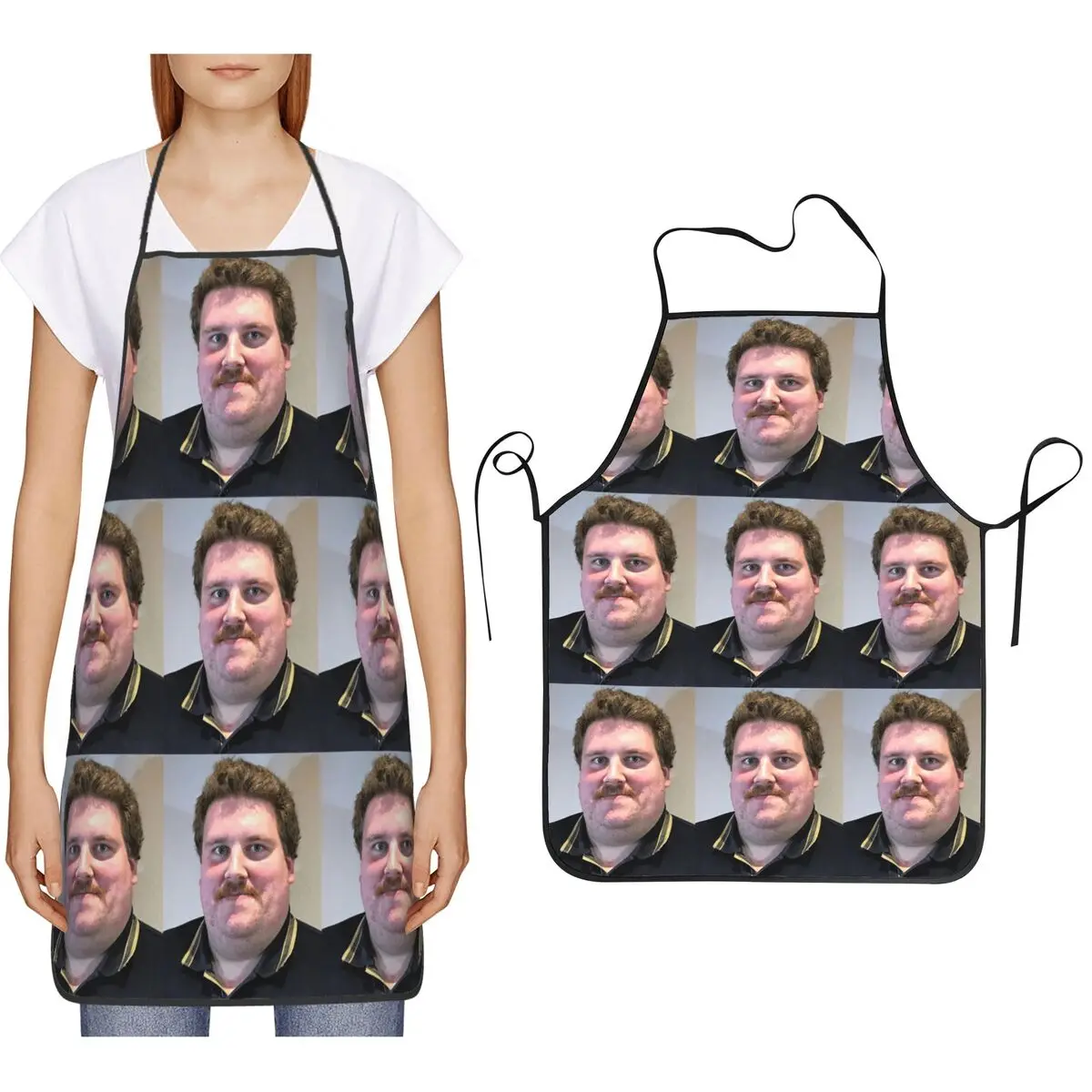 Dragon Lord Rainer Winkler Holy Lord Cla Apron Chef Cooking Baking Tablier Bib Kitchen Cleaning Pinafore for Women Men Gardening