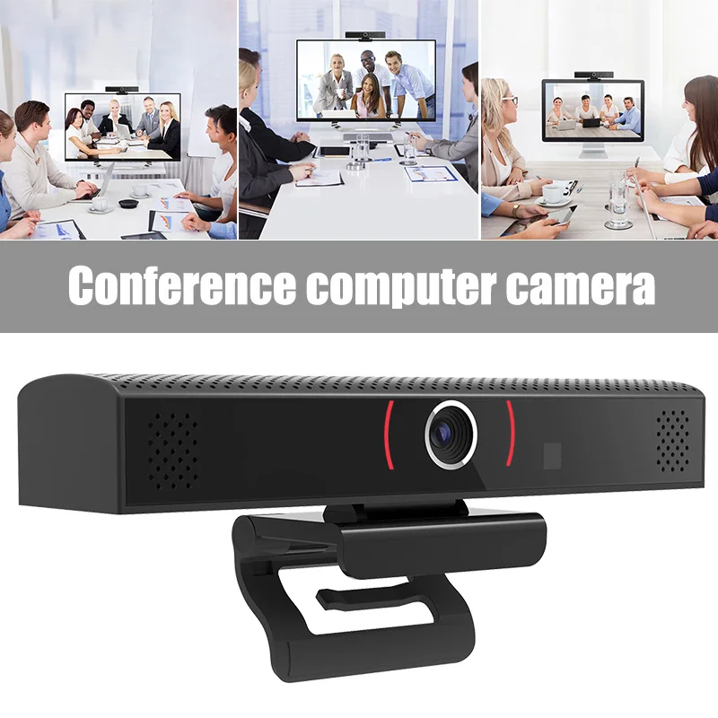 Digital External Webcam Camera Built-in Microphone Cameras Driver Free 1808P for Online Class Conference ND998