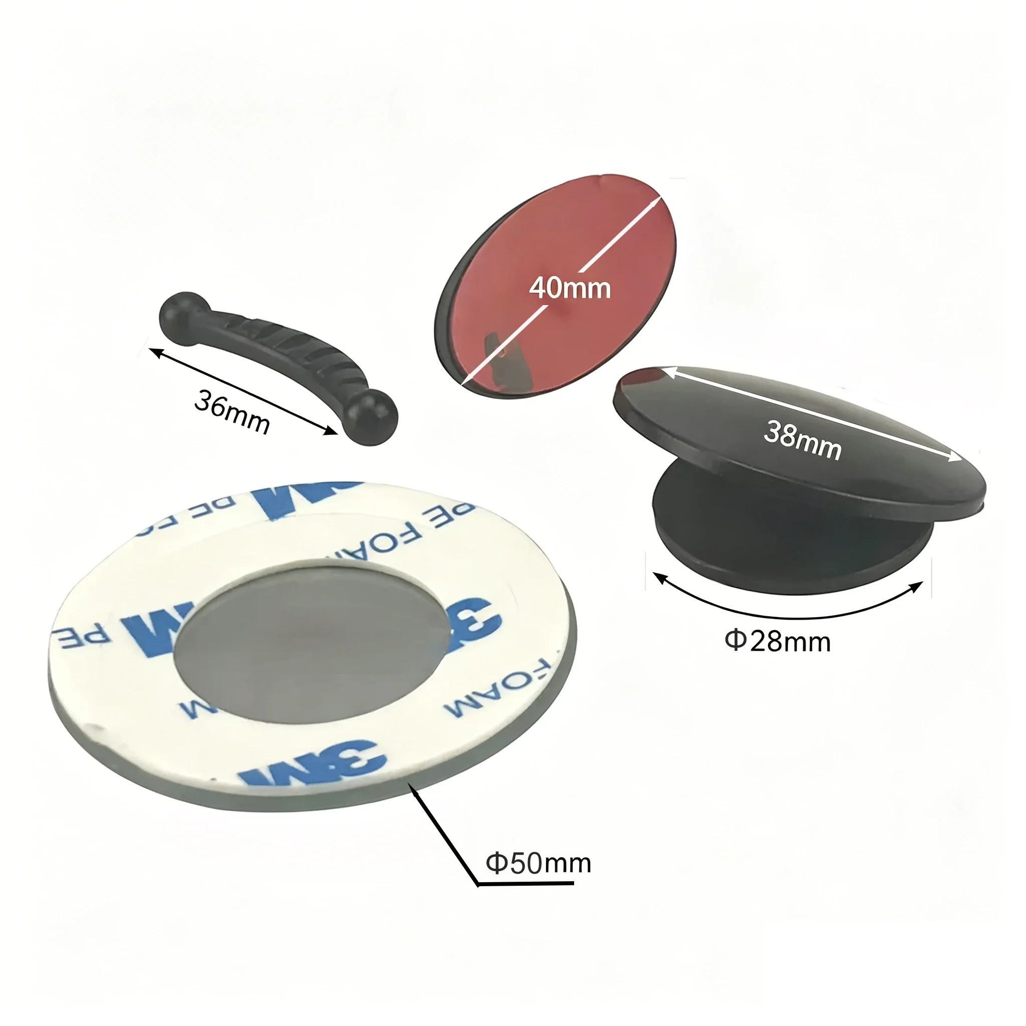 360° Rotatable Car Safety Mirror B Pillar Blind Spot Wide Angle Rearview Auxiliary Mirror Crash Proof Parking Warning For Cars