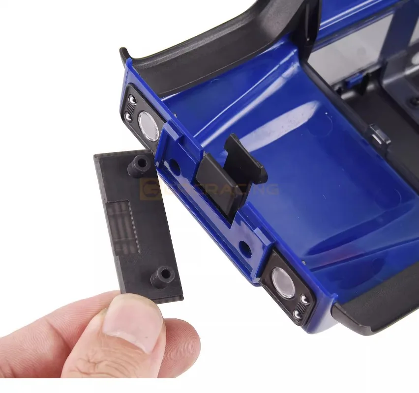 3D Printed Plastic Front Grille Modify The Winch Simulation Accessories for 1/18 RC Crawler Car Traxxas TRX4M Defender DIY Parts