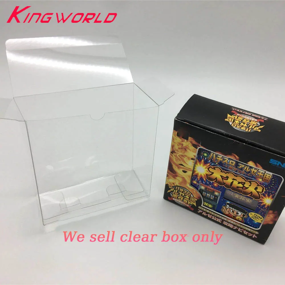 Cubierta protectora transparente para juegos SNK NGPC, caja de almacenamiento de exhibición, edición limitada