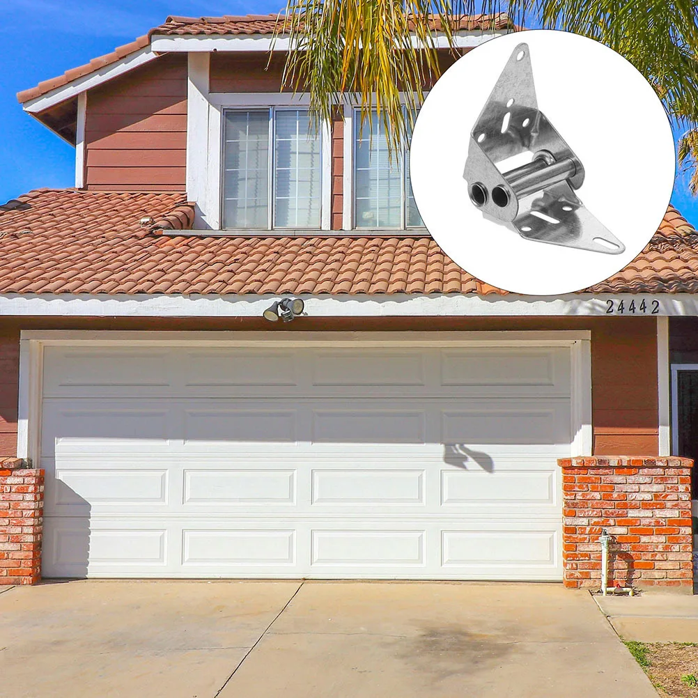 

4pcs Garage Door Hinge Heavy Duty Iron Replacement For Residential Garage Door Hardware Self-Closing Thickened Braces