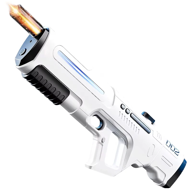 Neue Elektrische Wasserpistole mit Dauerschuss und Laser, Kinderspielzeugpistole mit Großer Kapazität und Automatischer Wasseraufnahme, Sommerspielzeug