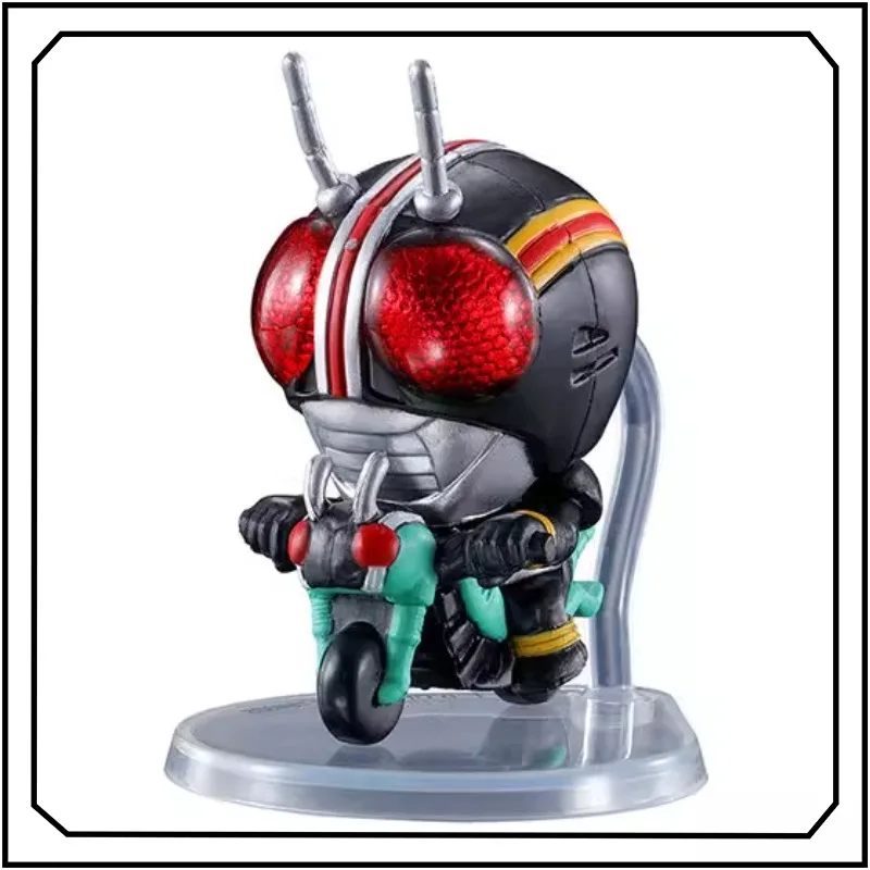 

BANDAI Kamen Rider Kuuga Gashapon Q-version Locomotive Modeling Ornament Children's Day Gifts Action Figure Model Toys