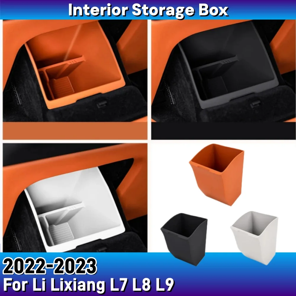 

For Li Lixiang L7 L8 L9 2022-2023 Car Storage Box Under the Driver's Cab Interior Storage Box Waterproof Upgrade Accessory