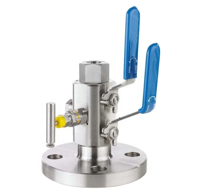 

Кованые двойные блоки и выпускные клапаны Клапан DBB с плавающим шариком