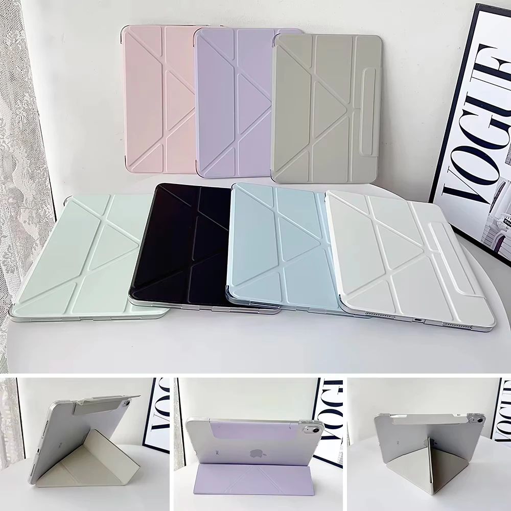 New Smart Case for iPad A16 11th Gen 2025 for iPad Air11 13inch M2 M3 mini6/7 ipad Air5 4th air 6th Pro11 10th9th 8 7 10.2 Cover