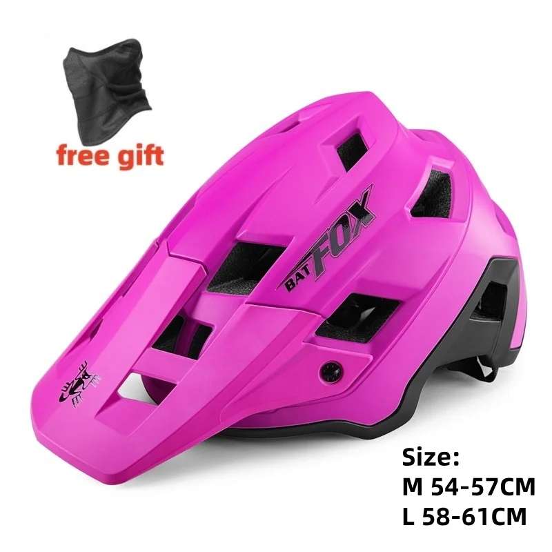 BATFOX Helmets Men's Cycling Bicycle Helmet Casco Para MTB Mountain Bike Racing Speedframe Cycling Helmets image 3