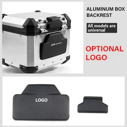 Universal Motorcycle Accessories Rear Top Case Cushion Aluminum Box Passenger Backrest Lazy Back Pad Covers Optional LOGO