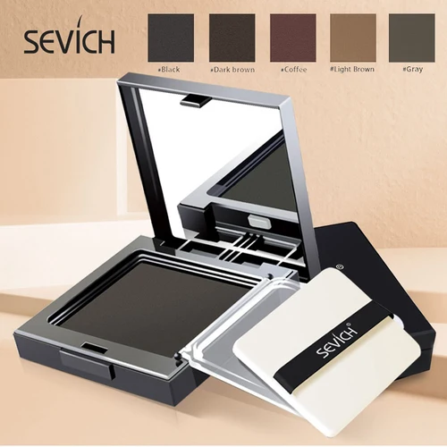 세비치-2.5g 방수 헤어 섀도우 파우더, 헤어 라인 수정 리페어 엣지 컨트롤 파우더 헤어 섀도우 트리밍 루트 커버 업 