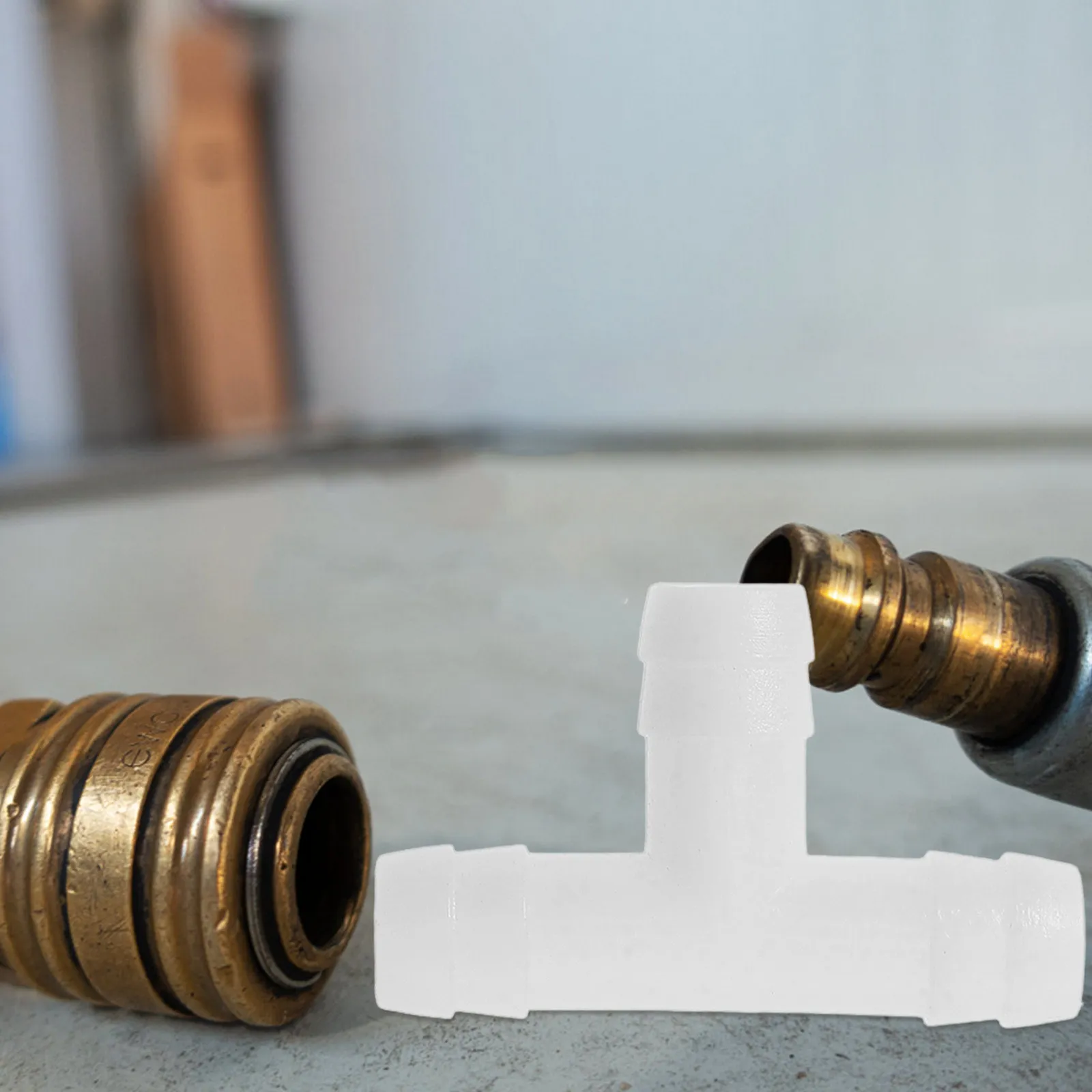 4Pcs Air Conditioner Drain Hose Three-Way Connector Sturdy Leak-Proof Splashing-Free Fitting for Split Window Units Hvac Parts