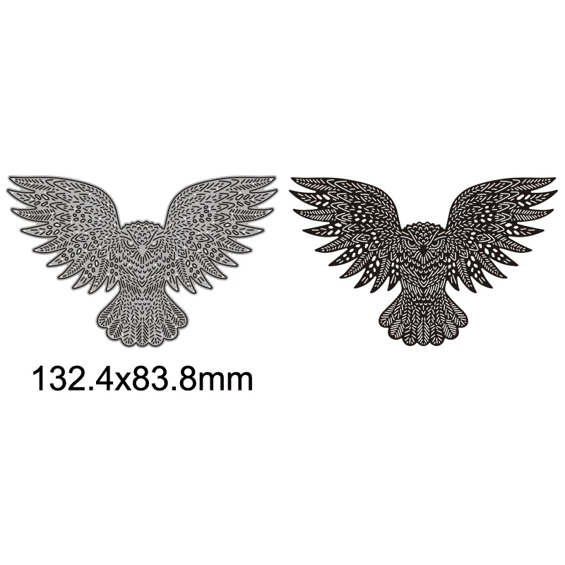 Eagle Spreading Its Wing Metal Cutting Dies For DIY Scrapbook Cutting Die Paper Cards Embossed Decorative Craft Die Cut 2022 New