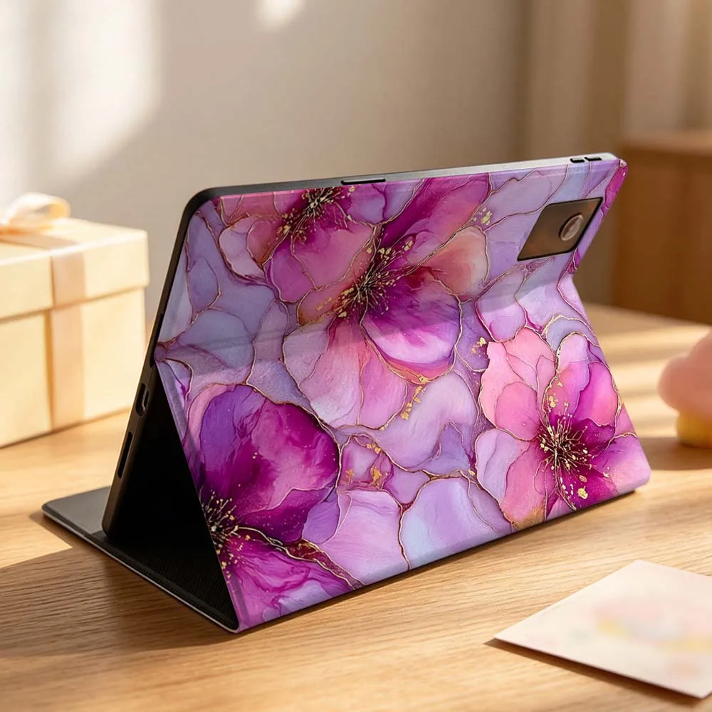Liujin Mountain Camellia Case For Lenovo Idea Tab K10 M10 P11 P12 Xiaoxin Pad Pro GT Plus 10.6 11 11.1 inch 2025 Folding Tablet