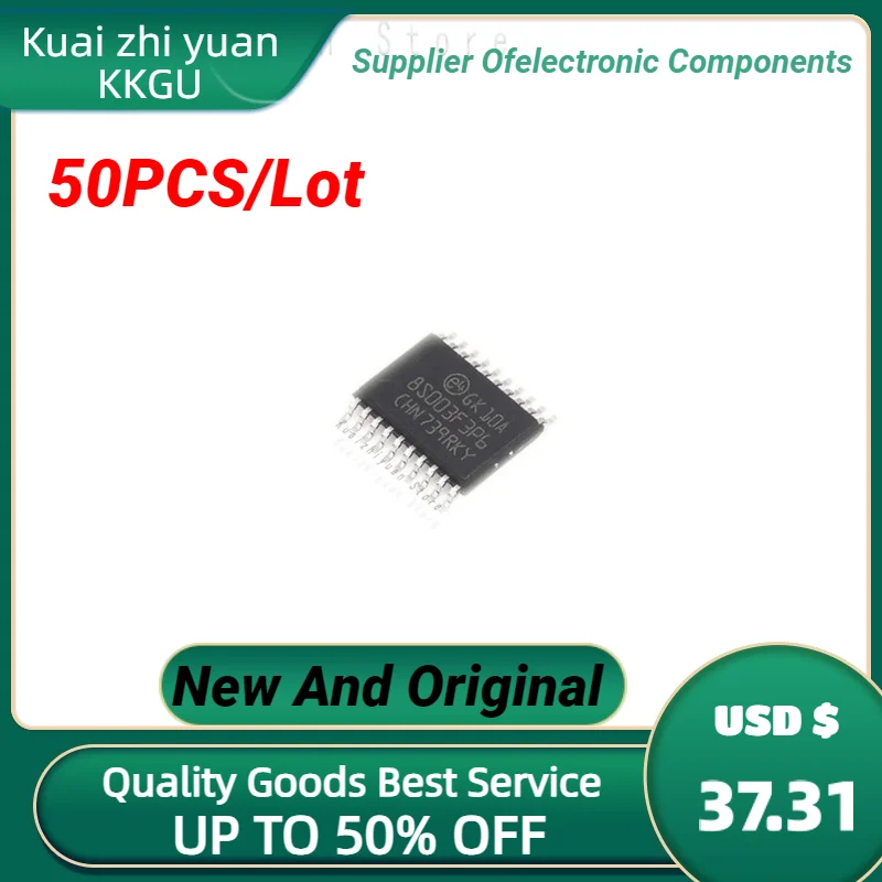 50PCS/Lot New And Original STM8S103F3P6TR TSSOP20 STM8S103F3P6 STM8S103  TSSOP-20 Single-Chip Micro Controller Quality Goods