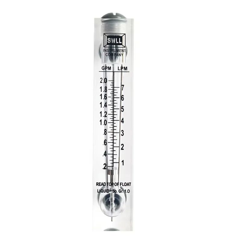 

Customizable Thread Connection Glass Panel Flow Meter for RO System with Pure Water Liquid Medium