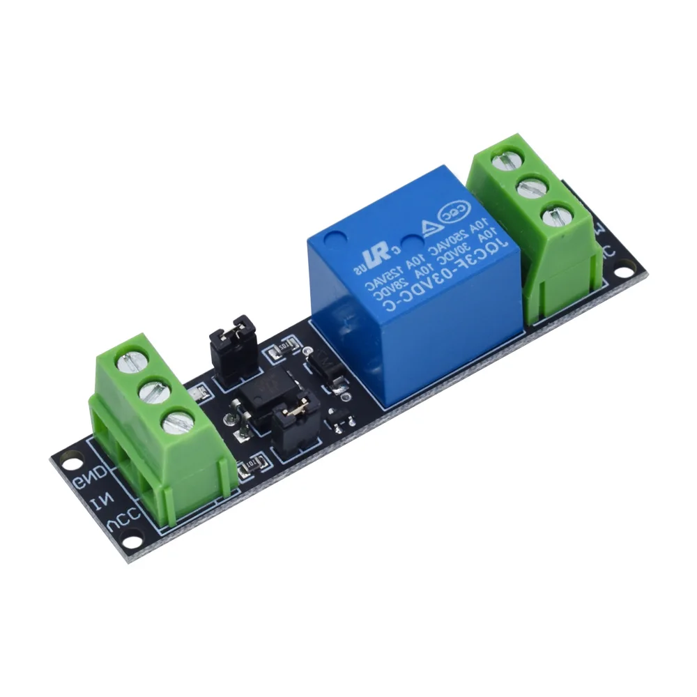 Optocoupler Relay Module Isolated Drive Control Board 1 Channel DC 3V Relay High Level Driver Module For Arduino