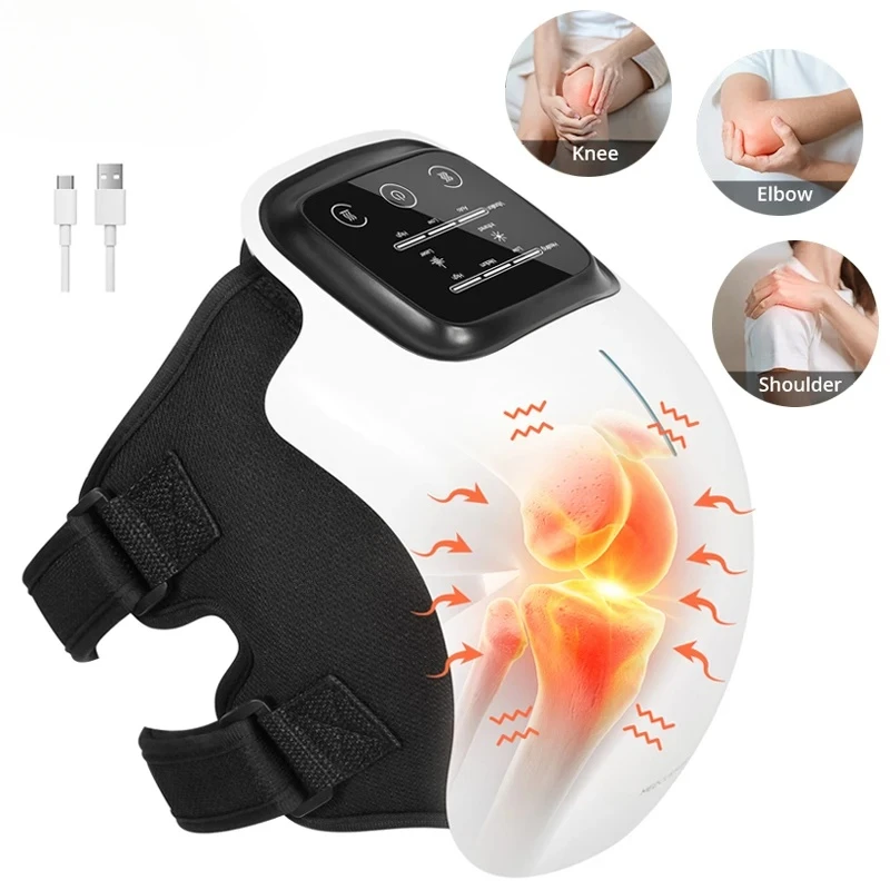 

Medcursor Electric Heating Pad Wireless Heated Knee Massager Temperature Hot Compress Vibration Massage