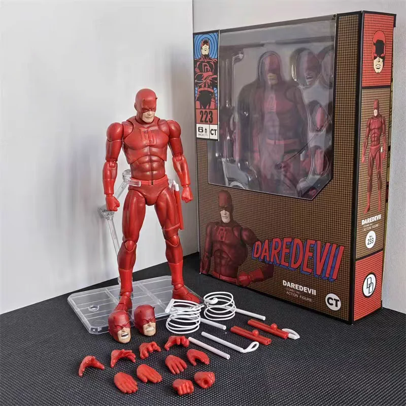 

Ct Toys In Stock Daredevil Mafex 223 Comic Version Figure SHF Anime Action Figure Figurine Statue Model Custom Gifts Kids Toys