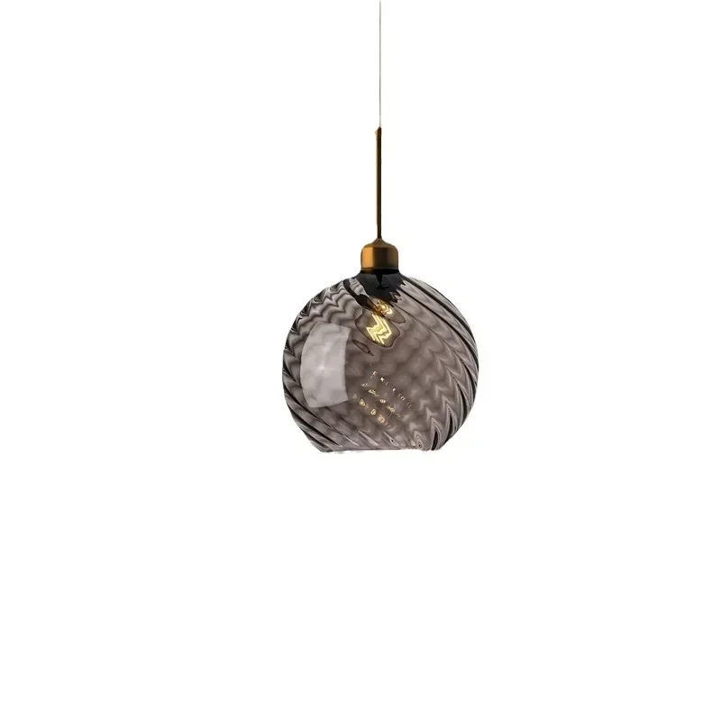 Contemporary Glass Pendant Chandelier Modern Lighting Fixture for Bedroom Bar Kitchen Dining Area