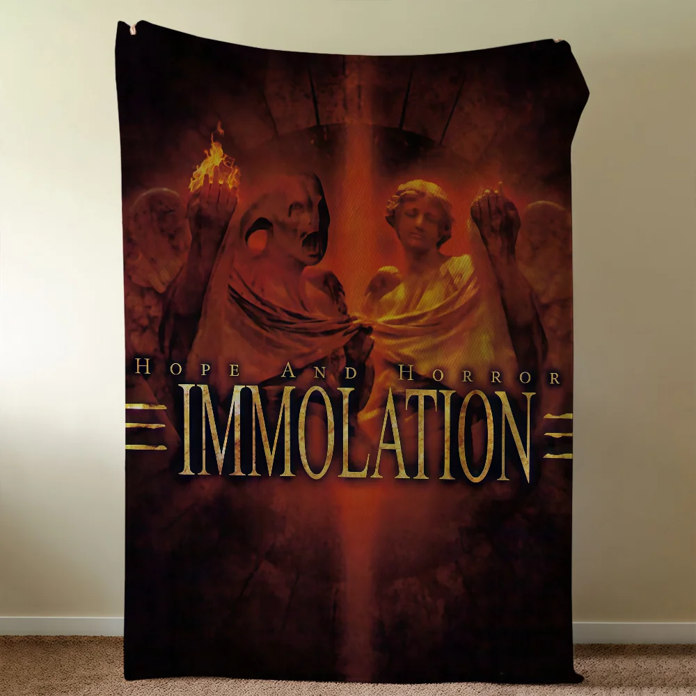 I-ImmolationS Descent Blanket Throw Super Cosy Plush Living Room Sofa Couch Childish Birthday Gifts