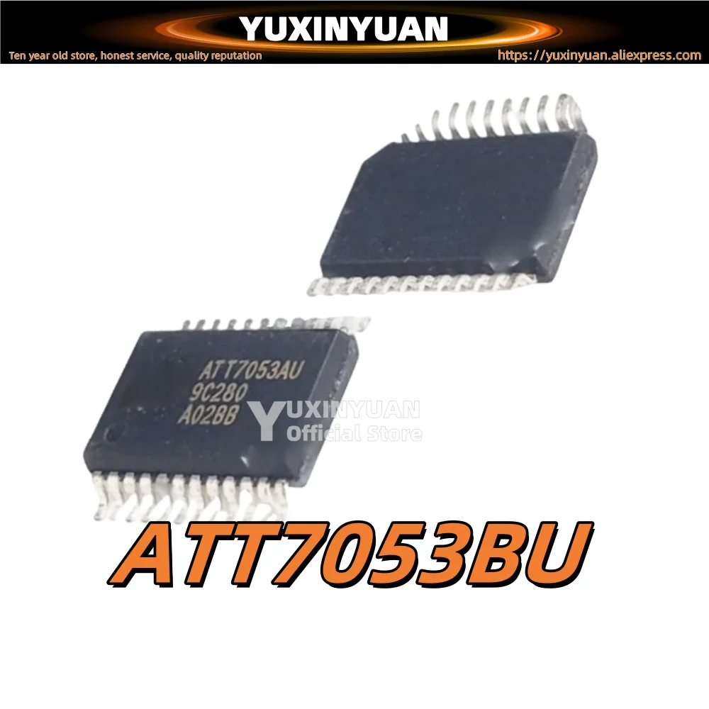 1PCS Brand new genuine ATT7053BU ATT7053 ATT7053AU SSOP24 multi-functional metering chip