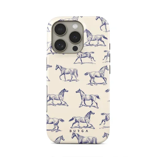 A Herd Of Horses BURGA Phone Case for iPhone 16 15 14 13 12 11 X XS XR XSMAX 7 8 Pro Max Plus Luxury Double-layer Back Cover